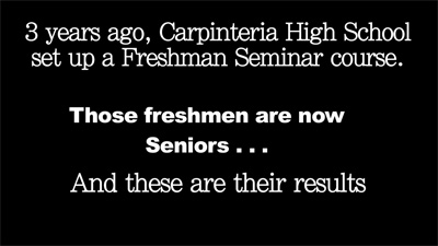 Carpinteria High School: 3 Years Later