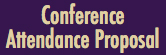 Conference Attendance Proposal